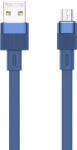 REMAX Kábel USB-mikro USB Remax Flushing, RC-C001, 1m, (kék)