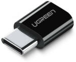 UGREEN US157 micro USB - USB-C adapter (fekete) - bluedigital
