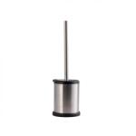 Casa Plastor Perie cu suport, din inox, pentru vasul de toaleta, Mini, fire negre (41454)