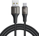 JOYROOM Light-Speed Series SA25-AC6 USB-A / USB-C gyors átviteli kábel 100W 1, 2m - Fekete