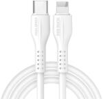 Dux Ducis K-V adatkábel és töltő (Type-C - lightning 8pin, 20W, 2.4A, PD gyorstöltés támogatás, 100cm) FEHÉR Apple iPhone 7 4.7, Apple iPhone 7 Plus 5.5, Apple IPAD mini 4, Apple IPAD Pro 12 (GP-120616)