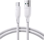 JOYROOM Multi-Color Series SA34-AC6 USB-A / USB-C kábel 100W gyors átvitel 1m - Fehér - bluedigital