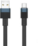 REMAX Kábel USB-C Remax Flushing, 2, 4A, 1m (fekete)
