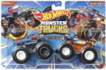 Mattel Hot Wheels Monster Truck Set 2 Masini Scara 1 La 64 Bigbite Si Bigfoot (MTFYJ64_HWN62) - etoys