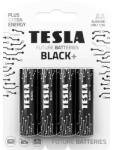 Tesla alkáli elem AA BLACK+[4x120]