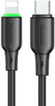 Mcdodo Kábel USB-C -Lightning Mcdodo CA-4761 LED fény 1.2m (fekete)