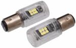  Set 2 becuri auto, cu LED, BAY15D, pentru pozitie si frana, 12V, 5W, 196817