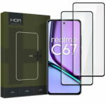  Hofi Glass Pro Full Screen 2x üvegfólia Realme C67 4G, fekete - mall