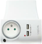 LogiLink 1 Plug + 2 USB (PA0166)