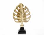 Ella Home Statueta "Leaf " Gold din rasina ComfortTravel Luggage (1939)