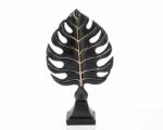 Ella Home Statueta "Leaf " Black din rasina ComfortTravel Luggage (1940)