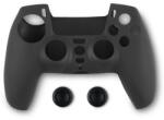 Spartan Gear 2808147 PS5 kontroller szilikon skin fekete + thumb grips (2808147)