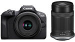 Canon EOS R100 + RF-S 18-45mm f/4.5-6.3 IS STM + 55-210mm f/5-7.1 Black (6052C036AA) Aparat foto