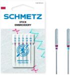 Schmetz Set combinat 5 ace de brodat, finete 75-90, Schmetz 130/705 H-E V3S