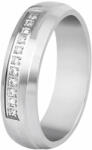 Beneto Exclusive Beneto Női acél gyűrű kristállyal SPD03 52 mm