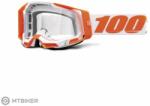 100% RACECRAFT 2 szemüveg, Narancssárga/Tiszta lencse