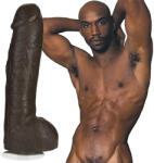 Doc Johnson Signature Cocks Bam Huge FIRMSKYN Vac-U-Lock 13" Chocolate Dildo