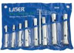 Laser Tools LAS-2457 csőkulcs készlet hajtószárral, 8+1 részes (LAS-2457) - tekishop