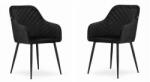 Mercaton Skandináv stílusú székek, készlet 2 db, Mercaton, Nugát, bársony, (MCTART-3650_1S)