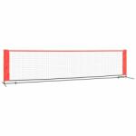 vidaXL Fekete és piros poliészter teniszháló 400 x 100 x 87 cm (93757) - shopon