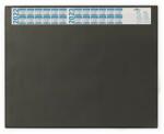 DURABLE Könyökalátét, 65x52 cm, éves kalendárral, DURABLE, áttetsző (DB720401) - jatekotthon