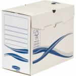 Fellowes Archiválódoboz, A4, 150 mm, FELLOWES "Bankers Box Basic", kék-fehér (IFW4460303)