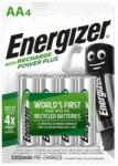 Energizer Tölthető elem, AA ceruza, 4x2000 mAh, ENERGIZER "Power Plus (EA638622) - jatekotthon