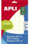 APLI Etikett, 16 mm kör, kézzel írható, APLI, 540 etikett/csomag (LCA1627) - jatekotthon