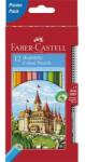 Faber-Castell Színes ceruza készlet, hatszögletű, FABER-CASTELL "Classic", 12 különböző szín + 1 db grafitceruza (TFC115852) - jatekotthon