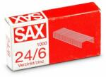 SAX Tűzőkapocs, 24/6, cink, SAX (ISAK246) - jatekotthon