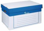 Victoria Office Archiválókonténer, 320x460x270 mm, karton, VICTORIA OFFICE, kék-fehér (IDVAK)