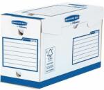 Fellowes Archiválódoboz, extra erős, A4+, 150 mm, FELLOWES "Bankers Box Basic", kék- fehér (IFW44728)