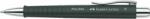 Faber-Castell Golyóstoll, 0, 7 mm, nyomógombos tolltest, fekete tolltest, FABER-CASTELL "Poly Ball", kék (TFC241199) - jatekotthon