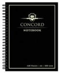 Concord Spirálfüzet, A4, vonalas, 70 lap, CONCORD, fekete (PUCO8956) - jatekotthon