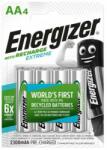 Energizer Tölthető elem, AA ceruza, 4x2300 mAh, előtöltött, ENERGIZER "Extreme (EAKU09)