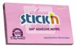 STICK N Öntapadó jegyzettömb, 76x127 mm, 100 lap, STICK N, rózsaszín (SN21558) - jatekotthon