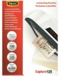 Fellowes Meleglamináló fólia, 125 mikron, 83x113 mm, fényes, 100 db, FELLOWES (IFW53071) - jatekotthon