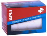 APLI Etikett, 25 mm kör, kézzel írható, tekercsben, APLI, 2400 etikett/csomag (LCA1674) - jatekotthon