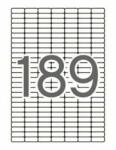 APLI Etikett, univerzális, kerekített sarkú, 25, 4x10 mm, APLI, 1890 etikett/csomag (LCA12927) - jatekotthon