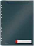 Leitz Genotherm, lefűzhető, A4 maxi, LEITZ "Cosy Privacy", bársonyszürke (E46680089)