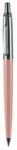 PAX Golyóstoll, 0, 8 mm, nyomógombos, pasztell rózsaszín tolltest, PAX, kék (PX4030301)