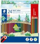 STAEDTLER Színes ceruza készlet, hatszögletű, STAEDTLER "Noris Colour 185", 20+4 különböző szín (TS185C24P)