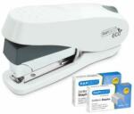 Rapesco Tűzőgép, 24/6-8, 26/6-8, 50 lap, könnyített tűzés, antibakteriális, RAPESCO " ECO Luna Less Effort", fehér (IR1467) - jatekotthon