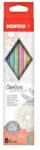 Kores Grafitceruza készlet, radírral, HB, háromszögletű, KORES "Grafitos Style Pastel (IK92803) - jatekotthon