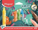 Maped Zsírkréta, vastag, MAPED "Jungle Fever", 12 különböző színben (IMA861400) - jatekotthon