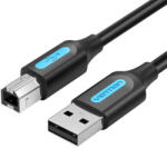Vention Cablu pentru imprimanta Vention COQBD, USB 2.0 la USB-B, 2A, 480 Mbps, 50cm, Negru (051144)