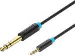 Vention Cablu audio Vention BABBF, Jack 3.5mm tata la Jack 6.35mm tata, 1m, Negru (056182)
