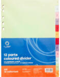 Bluering Elválasztólap, színes karton 12 részes Bluering® (JJ40912B-12) - iroszer24