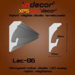 Indecor Lec-06 Mennyezeti rejtett világítás díszléc (Lec-06)
