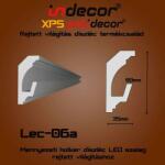 Indecor Lec-06A Mennyezeti rejtett világítás díszléc (Lec-06A)